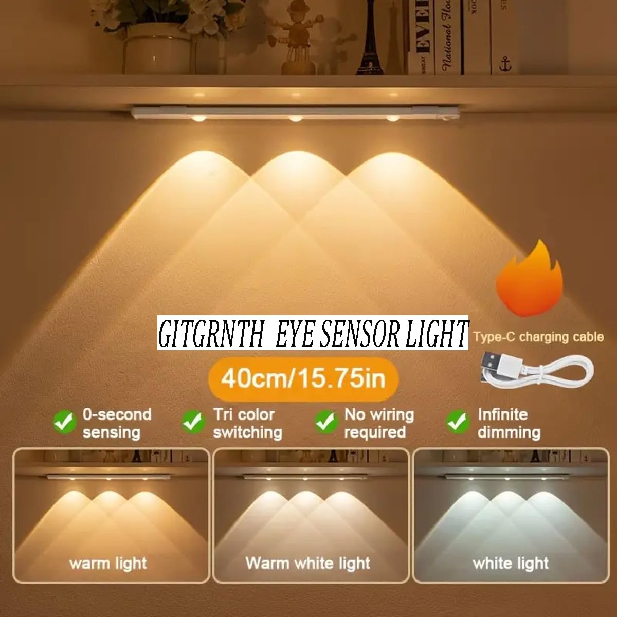 YUMI GlowSense Motion sense Light Rechargable | Aesthetics | motion sensor