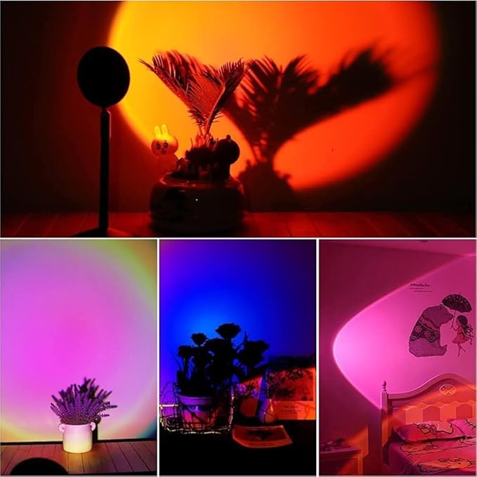 YUMIGlow Sunset Lamp 16 Colors | Remote Control | 360° Rotation