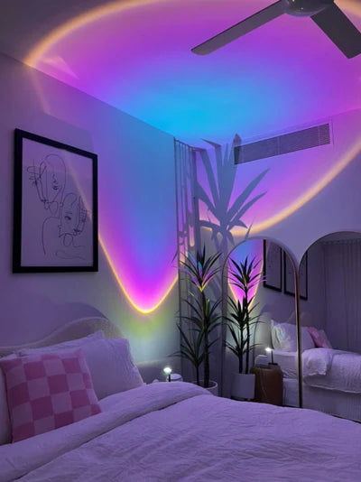 YUMIGlow Sunset Lamp 16 Colors | Remote Control | 360° Rotation