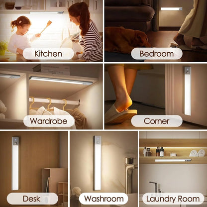 YUMI Motion Sense Light Bar Rechargeable | Motion Sensor | 3-Color Dimmable