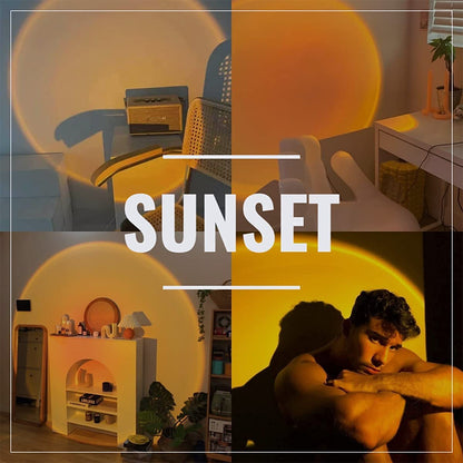 YUMIGlow Sunset Lamp 16 Colors | Remote Control | 360° Rotation