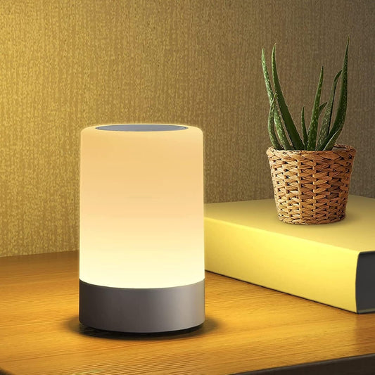 LumiGloW Touch LED Night Lamp –3 Brightness Levels | USB Rechargeable | Minimalist Design