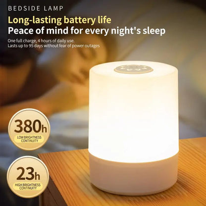 LumiGloW Touch LED Night Lamp –3 Brightness Levels | USB Rechargeable | Minimalist Design